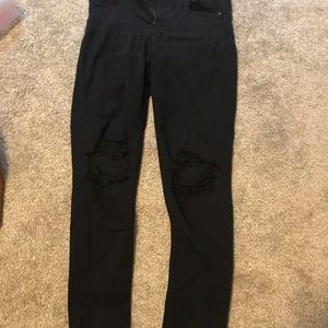 Express jeggings black